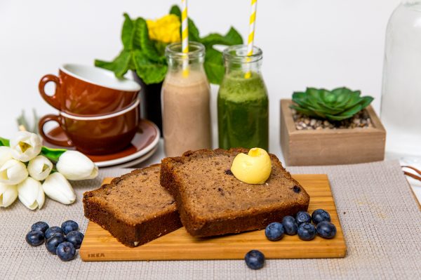 Banana & Blueberry Bread