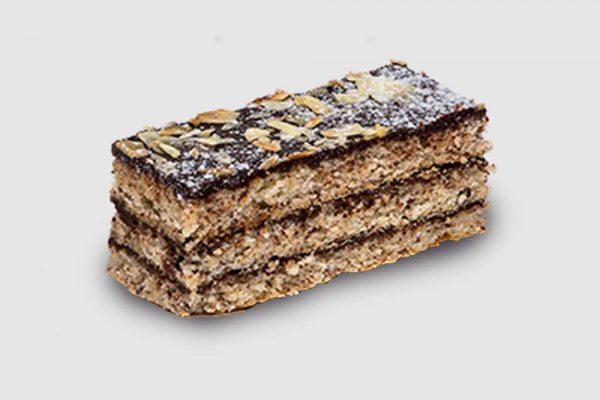 Hazelnut Charlotte Slice