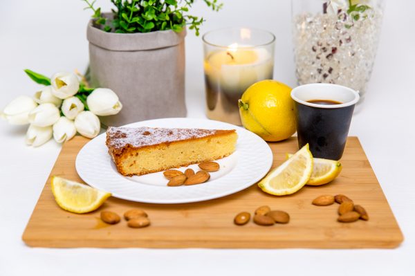 Lemon Almond Flourless Flan (LG)