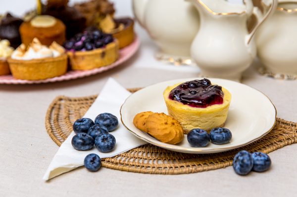 Mini Blueberry Cheesecake